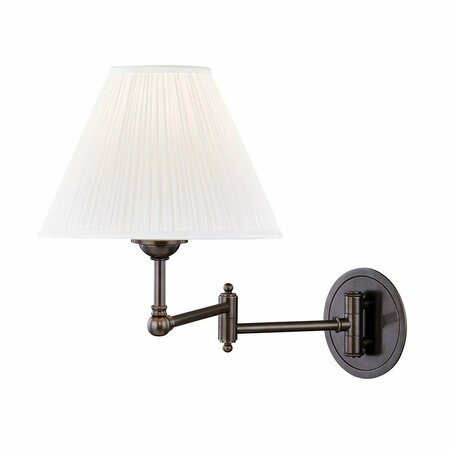 HUDSON VALLEY 1 Light Adjustable Wall sconce MDs603-DB